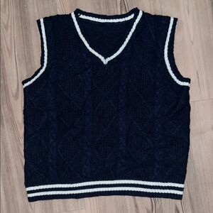 Navy Sweater Vest